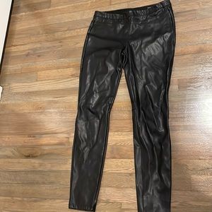 Pleather leggings
